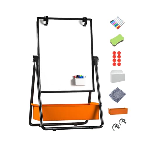 Magnetische, doppelseitige, trocken abwischbare Tafel mit verstellbarem Ständer, faltbare Staffelei Whiteboard für Zuhause, Büro und Klassenzimmer, 47 x 67 cm Magnetische, doppelseitige, trocken abwischbare Tafel mit verstellbarem Ständer, faltbare Staffelei Whiteboard für Zuhause, Büro und Klassenzimmer, 47 x 67 cm von Generisch