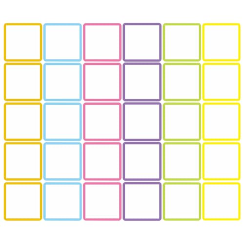 Magnetische Haftnotizen | Abwischbare Planungspads Etiketten - Wiederverwendbare Notizetiketten für den Einsatz in Schule, Klassenzimmer, an Whiteboards, in der Küche, für Einkaufslisten und von Generisch