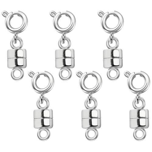 Magnetische Halskette, magnetische Halskette und Verschlüsse - Halskette Connector Schmuck Armband und Verschlüsse - 6 x Konverter aus Legierung Starke Magnete, Mode-Accessoires für die Herstellung Magnetische Halskette, magnetische Halskette und Verschlüsse - Halskette Connector Schmuck Armband und Verschlüsse - 6 x Konverter aus Legierung Starke Magnete, Mode-Accessoires für die Herstellung von Generisch