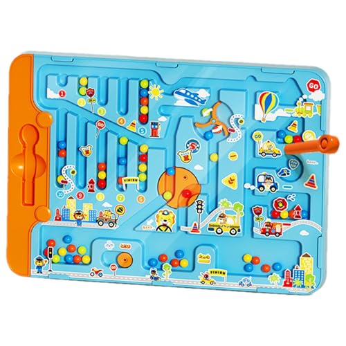 Magnetische Perlenlabyrinths, Magnetfarbe und Zahlenlabyrinth - Magnetische Perlen Farbe und Zahl Maze | Frühes Bildungsspielzeug für Natur im Freien, Haus, Schule und Reisen Magnetische Perlenlabyrinths, Magnetfarbe und Zahlenlabyrinth - Magnetische Perlen Farbe und Zahl Maze | Frühes Bildungsspielzeug für Natur im Freien, Haus, Schule und Reisen von Generisch