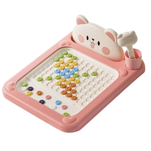 Magnetische Punktetafel – 8,6 Zoll großes Zeichenbrett für Kleinkinder, Lernspielzeug mit Stift, kreative Entwicklung der Feinmotorik, für, Mädchen, zu Hause, im Vorschulalter oder auf Reisen Magnetische Punktetafel – 8,6 Zoll großes Zeichenbrett für Kleinkinder, Lernspielzeug mit Stift, kreative Entwicklung der Feinmotorik, für, Mädchen, zu Hause, im Vorschulalter oder auf Reisen von Generisch