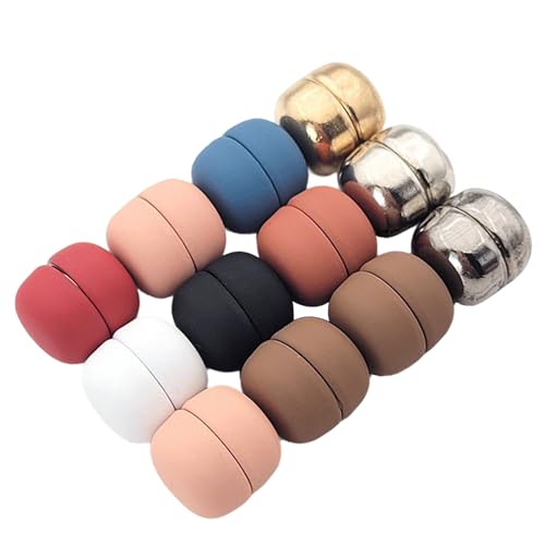 Magnetische Schalschnalle - 12pcs No -Snag Pinless Brosche Clips | Mehrzweck-Magnetverschluss für Seidenschals Schals Schleier | Sicheres Magnetverschluss für Hemdhemd Hijab von Generisch