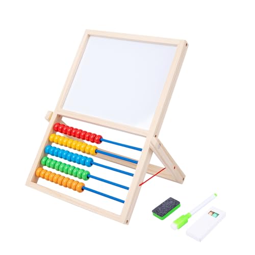 Magnetische Zeichenbrett, Magnetzeichnung - Nummer Math Wood Letter Magnet Board,Multifunktionales Bildungsspielzeug für Mädchen Alter 3+ Homeschool Kindergarten Klassenzimmer Lernen von Generisch