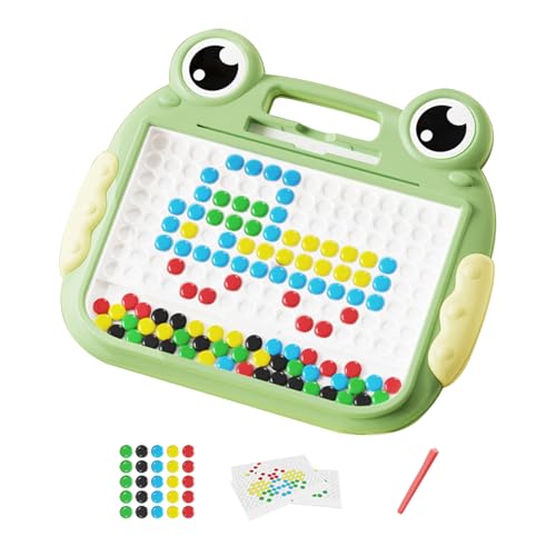 Magnetische Zeichenbrett - Doodle Board, Perlenbrett | Froschmagnet Perlen Zeichnungsbrett, Vorschulbildung Spielzeug für Mädchen zum Erlernen von Feinmotorik Kreativität Reiseaktivität Magnetische Zeichenbrett - Doodle Board, Perlenbrett | Froschmagnet Perlen Zeichnungsbrett, Vorschulbildung Spielzeug für Mädchen zum Erlernen von Feinmotorik Kreativität Reiseaktivität von Generisch