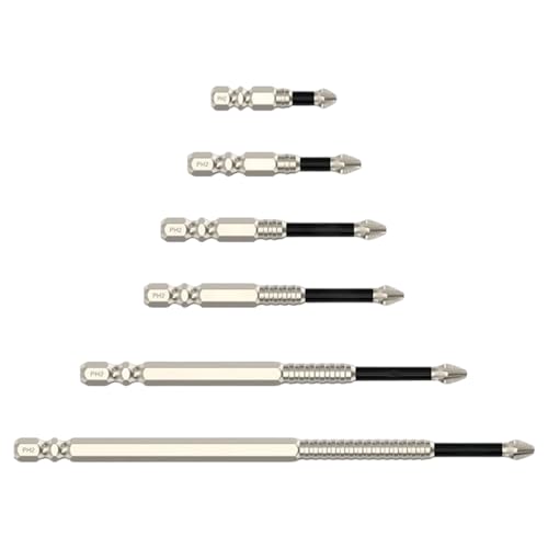 Magnetischer Bohrbitset-6x Anti-Rutsch-S2-Stahlbits Mit Starkem Magnetischem Griff | Präzisions-Hex-Schaftschraubendreherbits, Langlebiger Wirkungsbeständiges Design Für Zuhause, Wirtschaft Und Profes Magnetischer Bohrbitset-6x Anti-Rutsch-S2-Stahlbits Mit Starkem Magnetischem Griff | Präzisions-Hex-Schaftschraubendreherbits, Langlebiger Wirkungsbeständiges Design Für Zuhause, Wirtschaft Und Profes von Generisch