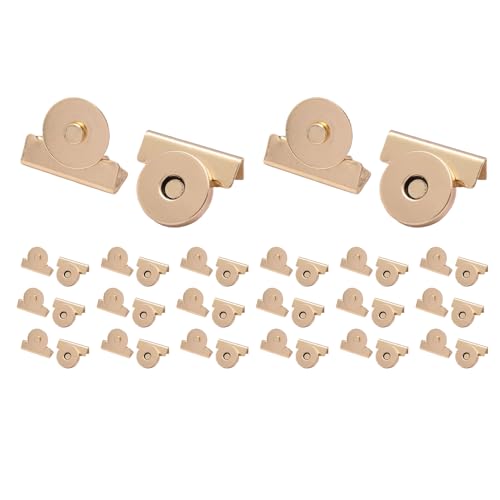 Magnetischer Geldbörsenverschluss, 20 Stück Nahtlose Nähklammern, Multifunktions-Clip-Verschlüsse für Handtaschen, Kleidung, Custom Crafts, Damenzubehör und Haushaltsnähprojekte von Generisch
