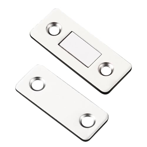 Magnetischer Schrankverschluss – Magnetischer Schrank-Ordner, 2 Türverschlüsse aus dünnem kaltgewalztem Stahl mit starkem Magnetverschluss und Magnetverschluss für Schrank, Ansehen Magnetischer Schrankverschluss – Magnetischer Schrank-Ordner, 2 Türverschlüsse aus dünnem kaltgewalztem Stahl mit starkem Magnetverschluss und Magnetverschluss für Schrank, Ansehen von Generisch