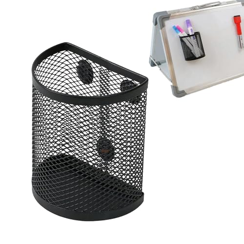 Magnetischer Stifthalter aus Netzstoff,Lagerbox für Kühlschrank, Whiteboard, Stifthalter für Home Office von Generisch