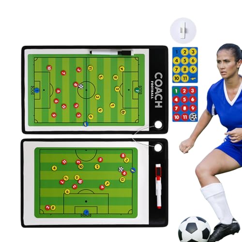 Magnetisches Fußball-Trainingstafel, Coaching-Klemmbrett, Whiteboard-Anzeigetafel für Baseball, Softball, Basketball, Volleyball, Feldsport-Turnier Magnetisches Fußball-Trainingstafel, Coaching-Klemmbrett, Whiteboard-Anzeigetafel für Baseball, Softball, Basketball, Volleyball, Feldsport-Turnier von Generisch