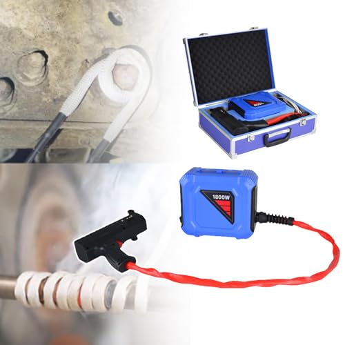 Magnetisches Induktionsheizungs-Set mit 4 Spulen, 1800 W Handheizung, flammenlose Heizung zum Entfernen von verrosteten Schrauben und Autoreparaturen, inklusive tragbarer Aufbewahrungsbox Magnetisches Induktionsheizungs-Set mit 4 Spulen, 1800 W Handheizung, flammenlose Heizung zum Entfernen von verrosteten Schrauben und Autoreparaturen, inklusive tragbarer Aufbewahrungsbox von Generisch