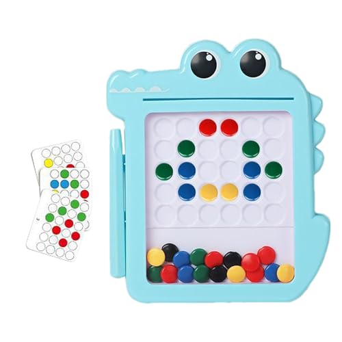 Magnetisches Zeichenbrett für Kinder, magnetisches Doodle-Board - Niedliches Krokodil-Magnettafel mit Punkten - Magnetisches Magnetisches Zeichenbrett für Kinder, magnetisches Doodle-Board - Niedliches Krokodil-Magnettafel mit Punkten - Magnetisches von Generisch
