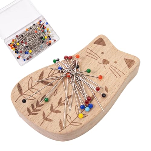 Magnetkissen Nadelkissen | Magnetischer Nähnadelhalter Aus Holz,Mit Hundert Nadeln Mehrzweck Tierform Clip Organizer Schneider Tailoring Quilting Magnetkissen Nadelkissen | Magnetischer Nähnadelhalter Aus Holz,Mit Hundert Nadeln Mehrzweck Tierform Clip Organizer Schneider Tailoring Quilting von Generisch