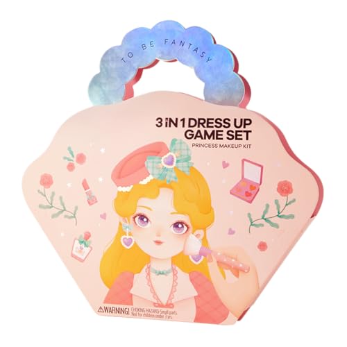 Make-up-Spiel auf Papier, Sticker-Make-up-Spiel | Kinderfreundliches Prinzessinnen-Anziehspielzeug - Aufkleber-Aktivitätsbuch für Kinder, kreatives Prinzessin-Make-up-Anziehspielset für , Mädchen, Make-up-Spiel auf Papier, Sticker-Make-up-Spiel | Kinderfreundliches Prinzessinnen-Anziehspielzeug - Aufkleber-Aktivitätsbuch für Kinder, kreatives Prinzessin-Make-up-Anziehspielset für , Mädchen, von Generisch