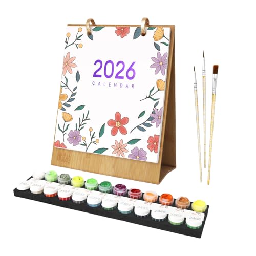 Mal Kalender 2026 Digital Painting Kalender Mit Zahlen Zum Ausmalen Acrylfarben Desk Calendar Deko Für Wohnzimmer Schlafzimmer Arbeitszimmer 18.2x22.5cm Mal Kalender 2026 Digital Painting Kalender Mit Zahlen Zum Ausmalen Acrylfarben Desk Calendar Deko Für Wohnzimmer Schlafzimmer Arbeitszimmer 18.2x22.5cm von Generisch