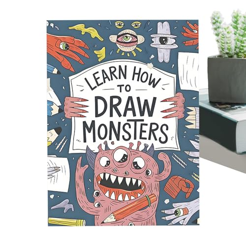 Malbuch | Training für Feinmotorik | Lustiges Zeichenbuch - Faszinierende Illustrationen A4 Kunst Entspannung Malaktivitäten A4 für Kinder Jugendliche von Generisch