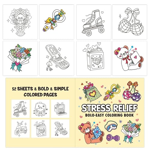 Malbuch für Erwachsene, einfaches Malbuch | Zeichenbuch, niedliche Illustrationen zeichnen Klassenzimmer Preise für Kinder im Teenageralter Malbuch für Erwachsene, einfaches Malbuch | Zeichenbuch, niedliche Illustrationen zeichnen Klassenzimmer Preise für Kinder im Teenageralter von Generisch