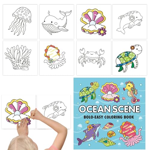 Malbücher, Zeichenbuch, auffällige Designs, Zeichenseiten mit detaillierten Szenen für Reisen, Klassenzimmer, Kindergarten Malbücher, Zeichenbuch, auffällige Designs, Zeichenseiten mit detaillierten Szenen für Reisen, Klassenzimmer, Kindergarten von Generisch