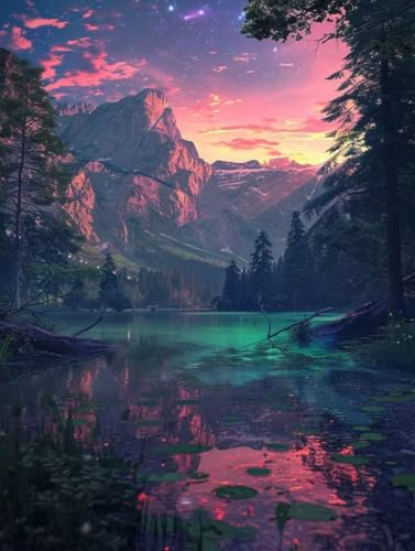 Malen Nach Zahlen Berg Malen Nach Zahlen Erwachsene set Landschaft Basteln Erwachsene Paint by Numbers DIY ölgemälde Mit Pinseln und Acrylfarbe für Home Decor, für Frauen 50x65cm Mit Rahmen J-TLBW Malen Nach Zahlen Berg Malen Nach Zahlen Erwachsene set Landschaft Basteln Erwachsene Paint by Numbers DIY ölgemälde Mit Pinseln und Acrylfarbe für Home Decor, für Frauen 50x65cm Mit Rahmen J-TLBW von Generisch