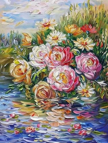 Malen Nach Zahlen Blume Malen Nach Zahlen Erwachsene set Anlage Basteln Erwachsene Paint by Numbers DIY ölgemälde Mit Pinseln und Acrylfarbe für Decor, Geschenke für Frauen 50x65cmOhne Rahmen 4-L51P Malen Nach Zahlen Blume Malen Nach Zahlen Erwachsene set Anlage Basteln Erwachsene Paint by Numbers DIY ölgemälde Mit Pinseln und Acrylfarbe für Decor, Geschenke für Frauen 50x65cmOhne Rahmen 4-L51P von Generisch