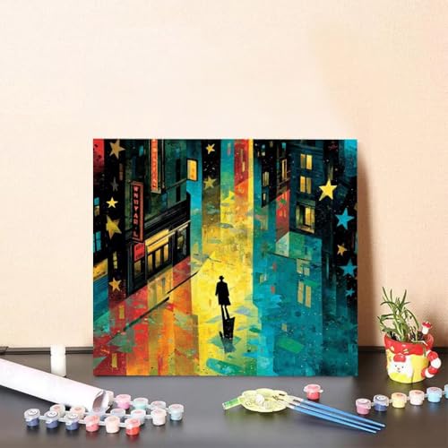 Malen Nach Zahlen Erwachsene Abstrakt Malen Nach Zahlen Stadt Paint by Numbers Adults DIY Set Erwachsene, Handgemalt Leinwand ölgemälde Kunst mit Zubehör für Home Haus Deko 80x80cm Ohne Rahmen 6-9048 Malen Nach Zahlen Erwachsene Abstrakt Malen Nach Zahlen Stadt Paint by Numbers Adults DIY Set Erwachsene, Handgemalt Leinwand ölgemälde Kunst mit Zubehör für Home Haus Deko 80x80cm Ohne Rahmen 6-9048 von Generisch