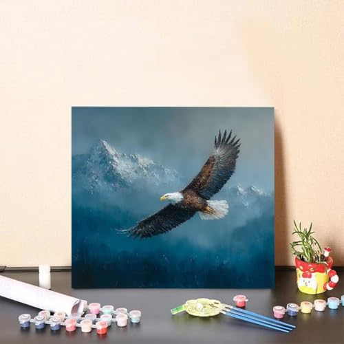 Malen Nach Zahlen Erwachsene Adler Malen Nach Zahlen Tier Paint by Numbers Adults DIY Set Erwachsene, Handgemalt Leinwand ölgemälde Kunst mit Zubehör für Home Haus Deko 80x80cm Ohne Rahmen 8-20N5 Malen Nach Zahlen Erwachsene Adler Malen Nach Zahlen Tier Paint by Numbers Adults DIY Set Erwachsene, Handgemalt Leinwand ölgemälde Kunst mit Zubehör für Home Haus Deko 80x80cm Ohne Rahmen 8-20N5 von Generisch