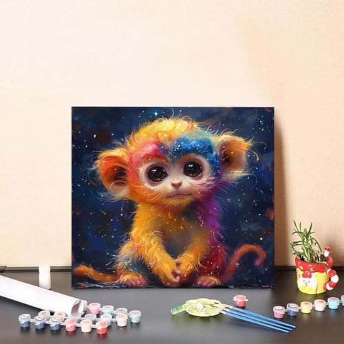 Malen Nach Zahlen Erwachsene Affe Malen Nach Zahlen Tier Paint by Numbers Adults DIY Set Erwachsene, Handgemalt Leinwand ölgemälde Kunst mit Zubehör für Home Haus Deko 80x80cm Ohne Rahmen J-561N Malen Nach Zahlen Erwachsene Affe Malen Nach Zahlen Tier Paint by Numbers Adults DIY Set Erwachsene, Handgemalt Leinwand ölgemälde Kunst mit Zubehör für Home Haus Deko 80x80cm Ohne Rahmen J-561N von Generisch