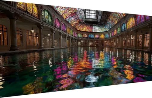 Malen Nach Zahlen Erwachsene Architektur Malen Nach Zahlen Schwimmbad Paint by Numbers, DIY Kreatives für Erwachsene ölgemälde Set Basteln Erwachsene Kunst, Home Haus Deko 60x120cm Mit Rahmen 5-VD54 Malen Nach Zahlen Erwachsene Architektur Malen Nach Zahlen Schwimmbad Paint by Numbers, DIY Kreatives für Erwachsene ölgemälde Set Basteln Erwachsene Kunst, Home Haus Deko 60x120cm Mit Rahmen 5-VD54 von Generisch