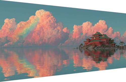 Malen Nach Zahlen Erwachsene Architektur Malen Nach Zahlen Sea Paint by Numbers, DIY Kreatives für Erwachsene ölgemälde Set mit Zubehör Basteln Erwachsene, Home Haus Deko 50x100cm Mit Rahmen T-5099 Malen Nach Zahlen Erwachsene Architektur Malen Nach Zahlen Sea Paint by Numbers, DIY Kreatives für Erwachsene ölgemälde Set mit Zubehör Basteln Erwachsene, Home Haus Deko 50x100cm Mit Rahmen T-5099 von Generisch