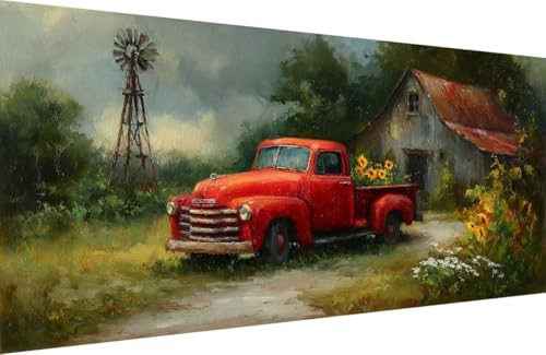 Malen Nach Zahlen Erwachsene Auto Malen Nach Zahlen Sonnenblume Paint by Numbers, Retro DIY Kreatives für Erwachsene ölgemälde Set Basteln Erwachsene Kunst, Home Haus Deko 50x100cm Mit Rahmen O-8A12 Malen Nach Zahlen Erwachsene Auto Malen Nach Zahlen Sonnenblume Paint by Numbers, Retro DIY Kreatives für Erwachsene ölgemälde Set Basteln Erwachsene Kunst, Home Haus Deko 50x100cm Mit Rahmen O-8A12 von Generisch