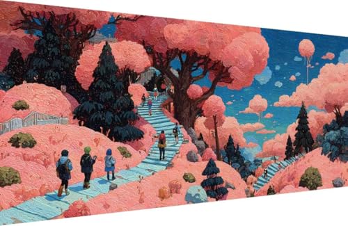 Malen Nach Zahlen Erwachsene Baum Malen Nach Zahlen Anlage Paint by Numbers, DIY Kreatives für Erwachsene ölgemälde Set mit Zubehör Basteln Erwachsene Kunst, Home Haus Deko 50x100cm Mit Rahmen 5-ZR97 Malen Nach Zahlen Erwachsene Baum Malen Nach Zahlen Anlage Paint by Numbers, DIY Kreatives für Erwachsene ölgemälde Set mit Zubehör Basteln Erwachsene Kunst, Home Haus Deko 50x100cm Mit Rahmen 5-ZR97 von Generisch