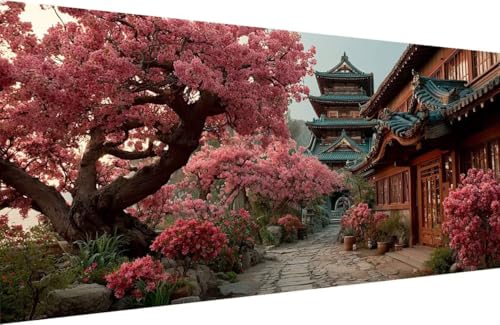 Malen Nach Zahlen Erwachsene Baum Malen Nach Zahlen Architektur Paint by Numbers, Retro DIY Kreatives für Erwachsene ölgemälde Set Basteln Erwachsene Kunst, Home Haus Deko 50x100cm Mit Rahmen L-8X34 Malen Nach Zahlen Erwachsene Baum Malen Nach Zahlen Architektur Paint by Numbers, Retro DIY Kreatives für Erwachsene ölgemälde Set Basteln Erwachsene Kunst, Home Haus Deko 50x100cm Mit Rahmen L-8X34 von Generisch