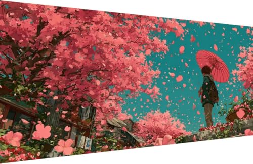 Malen Nach Zahlen Erwachsene Baum Malen Nach Zahlen Blume Paint by Numbers, DIY Kreatives für Erwachsene ölgemälde Set mit Zubehör Basteln Erwachsene Kunst, Home Haus Deko 80x160cm Mit Rahmen 4-SU52 Malen Nach Zahlen Erwachsene Baum Malen Nach Zahlen Blume Paint by Numbers, DIY Kreatives für Erwachsene ölgemälde Set mit Zubehör Basteln Erwachsene Kunst, Home Haus Deko 80x160cm Mit Rahmen 4-SU52 von Generisch