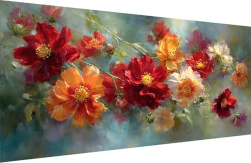 Malen Nach Zahlen Erwachsene Blume Malen Nach Zahlen Anlage Paint by Numbers, DIY Kreatives für Erwachsene ölgemälde Set mit Zubehör Basteln Erwachsene Kunst, Home Haus Deko 40x80cm Mit Rahmen N-5371 Malen Nach Zahlen Erwachsene Blume Malen Nach Zahlen Anlage Paint by Numbers, DIY Kreatives für Erwachsene ölgemälde Set mit Zubehör Basteln Erwachsene Kunst, Home Haus Deko 40x80cm Mit Rahmen N-5371 von Generisch