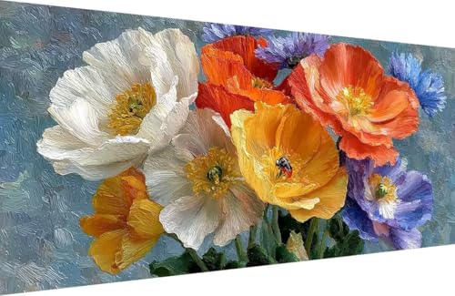Malen Nach Zahlen Erwachsene Blume Malen Nach Zahlen Anlage Paint by Numbers, DIY Kreatives für Erwachsene ölgemälde Set mit Zubehör Basteln Erwachsene Kunst, Home Haus Deko 70x140cm Mit Rahmen 6-S477 Malen Nach Zahlen Erwachsene Blume Malen Nach Zahlen Anlage Paint by Numbers, DIY Kreatives für Erwachsene ölgemälde Set mit Zubehör Basteln Erwachsene Kunst, Home Haus Deko 70x140cm Mit Rahmen 6-S477 von Generisch