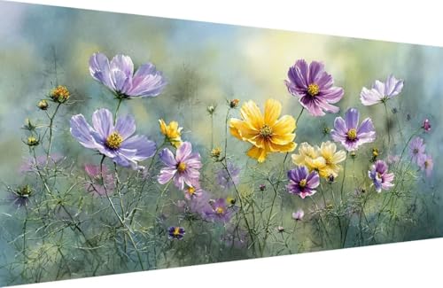 Malen Nach Zahlen Erwachsene Blume Malen Nach Zahlen Anlage Paint by Numbers, DIY Kreatives für Erwachsene ölgemälde Set mit Zubehör Basteln Erwachsene Kunst, Home Haus Deko 70x140cm Mit Rahmen P-RC92 Malen Nach Zahlen Erwachsene Blume Malen Nach Zahlen Anlage Paint by Numbers, DIY Kreatives für Erwachsene ölgemälde Set mit Zubehör Basteln Erwachsene Kunst, Home Haus Deko 70x140cm Mit Rahmen P-RC92 von Generisch