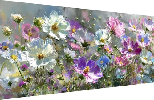 Malen Nach Zahlen Erwachsene Blume Malen Nach Zahlen Anlage Paint by Numbers, DIY Kreatives für Erwachsene ölgemälde Set mit Zubehör Basteln Erwachsene Kunst, Home Haus Deko 70x140cm Mit Rahmen S-7N86 Malen Nach Zahlen Erwachsene Blume Malen Nach Zahlen Anlage Paint by Numbers, DIY Kreatives für Erwachsene ölgemälde Set mit Zubehör Basteln Erwachsene Kunst, Home Haus Deko 70x140cm Mit Rahmen S-7N86 von Generisch