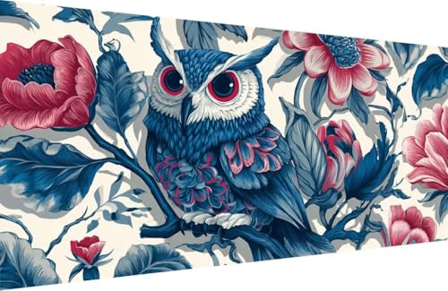 Malen Nach Zahlen Erwachsene Blume Malen Nach Zahlen Eule Paint by Numbers, DIY Kreatives für Erwachsene ölgemälde Set mit Zubehör Basteln Erwachsene Kunst, Home Haus Deko 60x120cm Mit Rahmen G-S121 Malen Nach Zahlen Erwachsene Blume Malen Nach Zahlen Eule Paint by Numbers, DIY Kreatives für Erwachsene ölgemälde Set mit Zubehör Basteln Erwachsene Kunst, Home Haus Deko 60x120cm Mit Rahmen G-S121 von Generisch