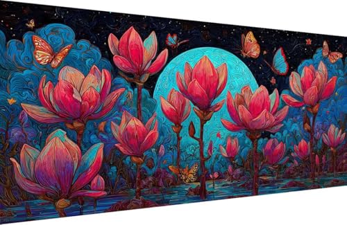 Malen Nach Zahlen Erwachsene Blume Malen Nach Zahlen Marge Paint by Numbers, DIY Kreatives für Erwachsene ölgemälde Set mit Zubehör Basteln Erwachsene Kunst, Home Haus Deko 50x100cm Mit Rahmen S-8535 Malen Nach Zahlen Erwachsene Blume Malen Nach Zahlen Marge Paint by Numbers, DIY Kreatives für Erwachsene ölgemälde Set mit Zubehör Basteln Erwachsene Kunst, Home Haus Deko 50x100cm Mit Rahmen S-8535 von Generisch