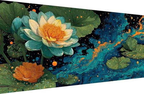 Malen Nach Zahlen Erwachsene Blume Malen Nach Zahlen See Paint by Numbers, DIY Kreatives für Erwachsene ölgemälde Set mit Zubehör Basteln Erwachsene Kunst, Home Haus Deko 60x120cm Mit Rahmen B-4P72 Malen Nach Zahlen Erwachsene Blume Malen Nach Zahlen See Paint by Numbers, DIY Kreatives für Erwachsene ölgemälde Set mit Zubehör Basteln Erwachsene Kunst, Home Haus Deko 60x120cm Mit Rahmen B-4P72 von Generisch