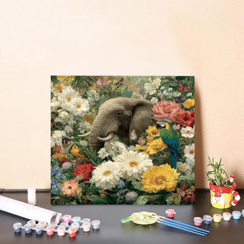 Malen Nach Zahlen Erwachsene Blume Malen Nach Zahlen Tier Paint by Numbers Adults DIY Set Erwachsene, Handgemalt Leinwand ölgemälde Kunst mit Zubehör für Home Haus Deko 50x50cm Ohne Rahmen 2-20N7 Malen Nach Zahlen Erwachsene Blume Malen Nach Zahlen Tier Paint by Numbers Adults DIY Set Erwachsene, Handgemalt Leinwand ölgemälde Kunst mit Zubehör für Home Haus Deko 50x50cm Ohne Rahmen 2-20N7 von Generisch