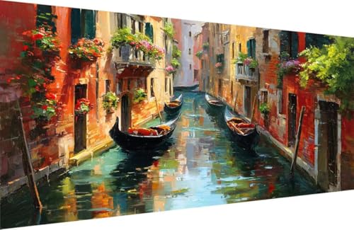 Malen Nach Zahlen Erwachsene Boot Malen Nach Zahlen Architektur Paint by Numbers, Retro DIY Kreatives für Erwachsene ölgemälde Set Basteln Erwachsene Kunst, Home Haus Deko 80x160cm Mit Rahmen D-X150 Malen Nach Zahlen Erwachsene Boot Malen Nach Zahlen Architektur Paint by Numbers, Retro DIY Kreatives für Erwachsene ölgemälde Set Basteln Erwachsene Kunst, Home Haus Deko 80x160cm Mit Rahmen D-X150 von Generisch