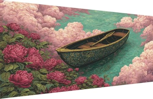 Malen Nach Zahlen Erwachsene Boot Malen Nach Zahlen Blume Paint by Numbers, DIY Kreatives für Erwachsene ölgemälde Set mit Zubehör Basteln Erwachsene Kunst, Home Haus Deko 30x60cm Mit Rahmen 3-UJ84 Malen Nach Zahlen Erwachsene Boot Malen Nach Zahlen Blume Paint by Numbers, DIY Kreatives für Erwachsene ölgemälde Set mit Zubehör Basteln Erwachsene Kunst, Home Haus Deko 30x60cm Mit Rahmen 3-UJ84 von Generisch