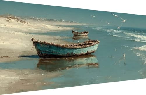 Malen Nach Zahlen Erwachsene Boot Malen Nach Zahlen Vogel Paint by Numbers, DIY Kreatives für Erwachsene ölgemälde Set mit Zubehör Basteln Erwachsene Kunst, Home Haus Deko 30x60cm Mit Rahmen 0-L347 Malen Nach Zahlen Erwachsene Boot Malen Nach Zahlen Vogel Paint by Numbers, DIY Kreatives für Erwachsene ölgemälde Set mit Zubehör Basteln Erwachsene Kunst, Home Haus Deko 30x60cm Mit Rahmen 0-L347 von Generisch
