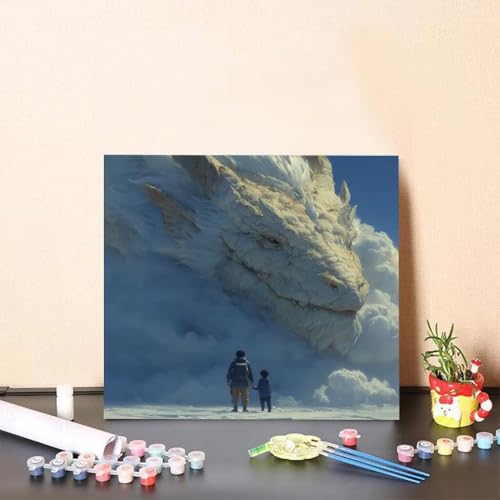 Malen Nach Zahlen Erwachsene Drachen Malen Nach Zahlen Tier Paint by Numbers Adults DIY Set Erwachsene, Handgemalt Leinwand ölgemälde Kunst mit Zubehör für Home Haus Deko 80x80cm Ohne Rahmen M-5808 Malen Nach Zahlen Erwachsene Drachen Malen Nach Zahlen Tier Paint by Numbers Adults DIY Set Erwachsene, Handgemalt Leinwand ölgemälde Kunst mit Zubehör für Home Haus Deko 80x80cm Ohne Rahmen M-5808 von Generisch