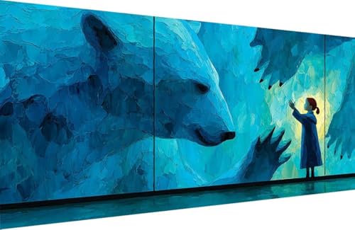 Malen Nach Zahlen Erwachsene EisbäR Malen Nach Zahlen Tier Paint by Numbers, DIY Kreatives für Erwachsene ölgemälde Set mit Zubehör Basteln Erwachsene Kunst, Home Haus Deko 70x140cm Mit Rahmen 3-8514 Malen Nach Zahlen Erwachsene EisbäR Malen Nach Zahlen Tier Paint by Numbers, DIY Kreatives für Erwachsene ölgemälde Set mit Zubehör Basteln Erwachsene Kunst, Home Haus Deko 70x140cm Mit Rahmen 3-8514 von Generisch