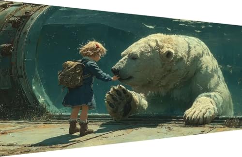 Malen Nach Zahlen Erwachsene EisbäR Malen Nach Zahlen Tier Paint by Numbers, DIY Kreatives für Erwachsene ölgemälde Set mit Zubehör Basteln Erwachsene Kunst, Home Haus Deko 80x160cm Mit Rahmen G-KL88 Malen Nach Zahlen Erwachsene EisbäR Malen Nach Zahlen Tier Paint by Numbers, DIY Kreatives für Erwachsene ölgemälde Set mit Zubehör Basteln Erwachsene Kunst, Home Haus Deko 80x160cm Mit Rahmen G-KL88 von Generisch