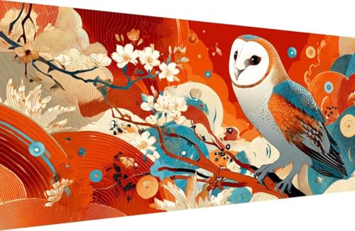 Malen Nach Zahlen Erwachsene Eule Malen Nach Zahlen Anlage Paint by Numbers, DIY Kreatives für Erwachsene ölgemälde Set mit Zubehör Basteln Erwachsene Kunst, Home Haus Deko 70x140cm Mit Rahmen 6-6228 Malen Nach Zahlen Erwachsene Eule Malen Nach Zahlen Anlage Paint by Numbers, DIY Kreatives für Erwachsene ölgemälde Set mit Zubehör Basteln Erwachsene Kunst, Home Haus Deko 70x140cm Mit Rahmen 6-6228 von Generisch