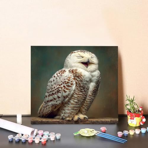 Malen Nach Zahlen Erwachsene Eule Malen Nach Zahlen Tier Paint by Numbers Adults DIY Set Erwachsene, Handgemalt Leinwand ölgemälde Kunst mit Zubehör für Home Haus Deko 50x50cm Ohne Rahmen W-7271 Malen Nach Zahlen Erwachsene Eule Malen Nach Zahlen Tier Paint by Numbers Adults DIY Set Erwachsene, Handgemalt Leinwand ölgemälde Kunst mit Zubehör für Home Haus Deko 50x50cm Ohne Rahmen W-7271 von Generisch
