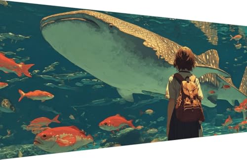 Malen Nach Zahlen Erwachsene Fisch Malen Nach Zahlen Tier Paint by Numbers, DIY Kreatives für Erwachsene ölgemälde Set mit Zubehör Basteln Erwachsene Kunst, Home Haus Deko 80x160cm Mit Rahmen 5-W782 Malen Nach Zahlen Erwachsene Fisch Malen Nach Zahlen Tier Paint by Numbers, DIY Kreatives für Erwachsene ölgemälde Set mit Zubehör Basteln Erwachsene Kunst, Home Haus Deko 80x160cm Mit Rahmen 5-W782 von Generisch