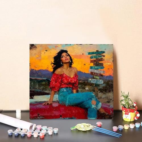 Malen Nach Zahlen Erwachsene Frau Malen Nach Zahlen Auto Paint by Numbers Adults DIY Set Erwachsene, Handgemalt Leinwand ölgemälde Kunst mit Zubehör für Home Haus Deko 60x60cm Ohne Rahmen 6-99I5 Malen Nach Zahlen Erwachsene Frau Malen Nach Zahlen Auto Paint by Numbers Adults DIY Set Erwachsene, Handgemalt Leinwand ölgemälde Kunst mit Zubehör für Home Haus Deko 60x60cm Ohne Rahmen 6-99I5 von Generisch